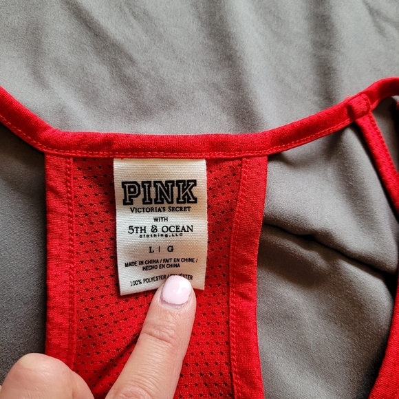 2 for $15 Pink (Victoria Secret) Texas Rangers Tank Top - Picture 3 of 3